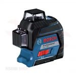 ميزان ليزر 3 خط 120 متر مع الريسيفر أحمر BOSCH موديل GLL 3-80