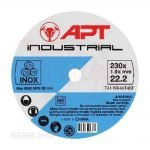 حجر قطعية إستانلس فلات 9 بوصة * 1.9 مم APT موديل INDUSTRIAL