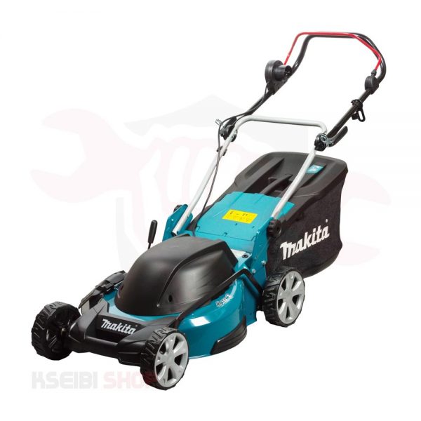 ماكينة قص نجيل كهرباء 1800 وات 46 سم 60 لتر MAKITA موديل ELM4612