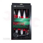 طقم مفكات عازل 1000 فولت 7 قطع TOPTUL موديل GAAE0704