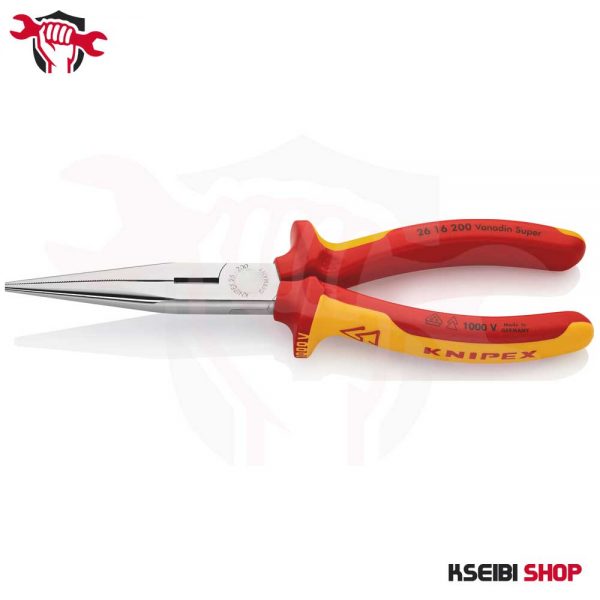 ⁦بنسة بوز طويل 1000 فولت 8 بوصة KNIPEX ألماني 26.16.200⁩ - الصورة ⁦2⁩