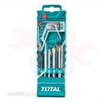 طقم بنط زجاج 5 قطع كعب شنيور TOTAL موديل TACSD7256