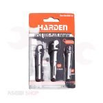 طقم حامل لقمة هيلتي + شنيور على كارت 3 قطع HARDEN موديل 550743