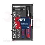 طقم مفك سيستيم لقم وسنون 49 قطعة APT موديل AH147078-49