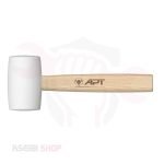 دقماق كاوتش 450 جرام أبيض يد خشب APT موديل AH522104-16