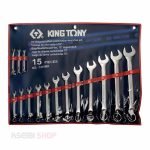طقم مفاتيح بلدي مشرشر 12 قطعة زاوية 15 درجة KINGTONY تايواني موديل 1275MR
