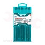 طقم سن مفك صليبة PH2 طول 150 مم 10 قطع TOTAL موديل TACIM16PH263