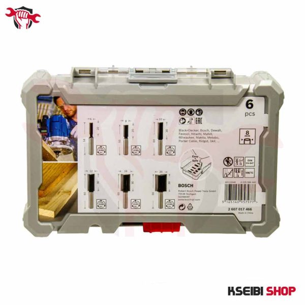 ⁦طقم بنط راوتر 6 مم 6 قطع BOSCH موديل Trim and Edging Router Bit Set⁩ - الصورة ⁦4⁩