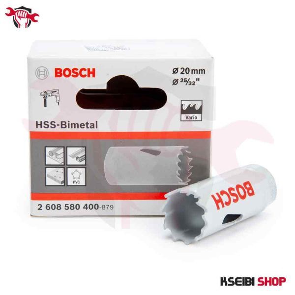 ⁦بنطة منشارية حديد 20 مم BOSCH موديل HSS Bi-Metal⁩ - الصورة ⁦3⁩