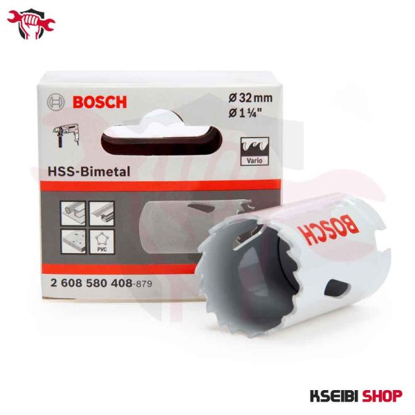 ⁦بنطة منشارية حديد 32 مم BOSCH موديل HSS Bi-Metal⁩ - الصورة ⁦3⁩