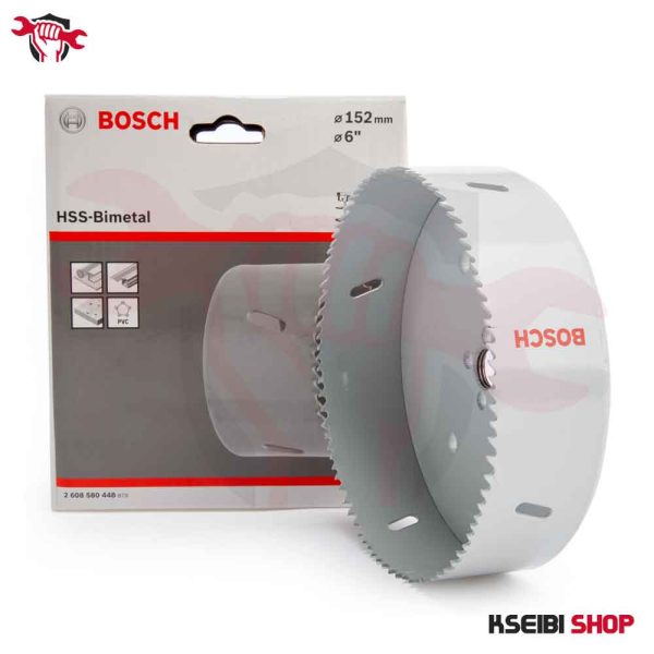 ⁦بنطة منشارية حديد 152 مم BOSCH موديل HSS Bi-Metal⁩ - الصورة ⁦3⁩