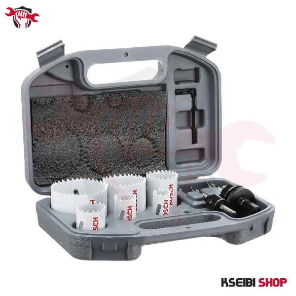 ⁦طقم بنط منشارية للمعادن 9 قطع BOSCH موديل HSS Bi-metal Holesaw Set⁩ - الصورة ⁦3⁩