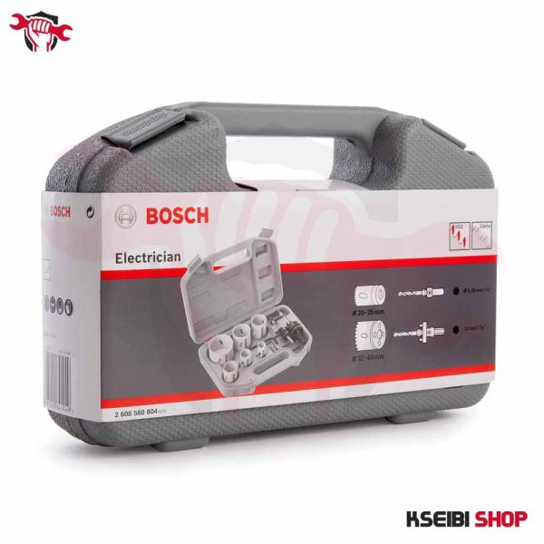 ⁦طقم بنط منشارية للمعادن 9 قطع BOSCH موديل HSS Bi-metal Holesaw Set⁩ - الصورة ⁦15⁩