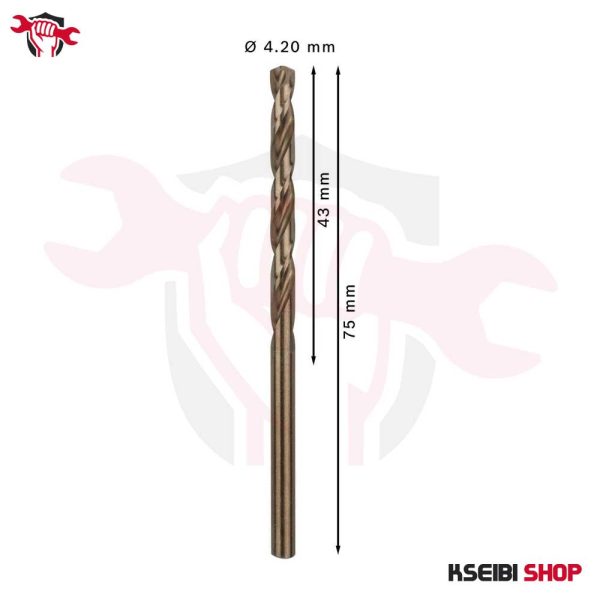 ⁦طقم بنط حدادي كوبلت 10 قطع 4.2 مم HSS-CO من BOSCH موديل PRO Stainless Steel⁩ - الصورة ⁦3⁩