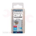 طقم بنط حدادي 10 قطع 4 مم HSS-G من BOSCH موديل PRO METAL
