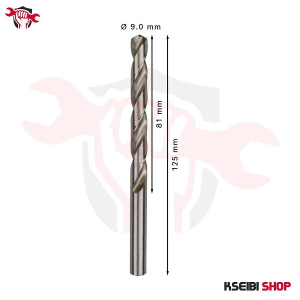 ⁦طقم بنط حدادي 5 قطع 9 مم HSS-G من BOSCH موديل PRO METAL⁩ - الصورة ⁦3⁩