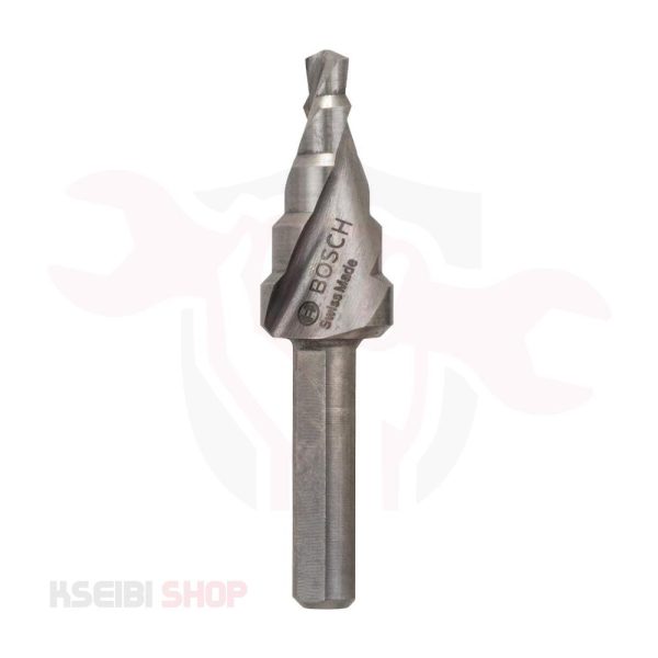 بنطة مدرجة للمعادن 4 مم إلى 12 مم BOSCH موديل HSS Step Drill Bit