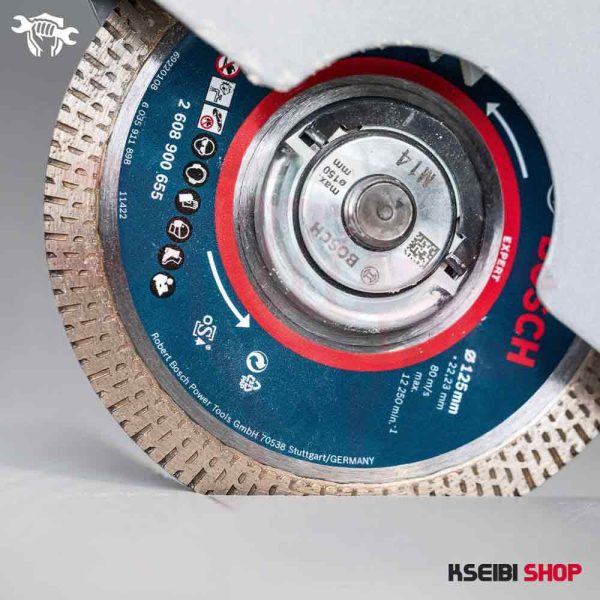 ⁦صينية ألماظ سيراميك 4.5 بوصة BOSCH موديل EXPERT 2608900654⁩ - الصورة ⁦8⁩