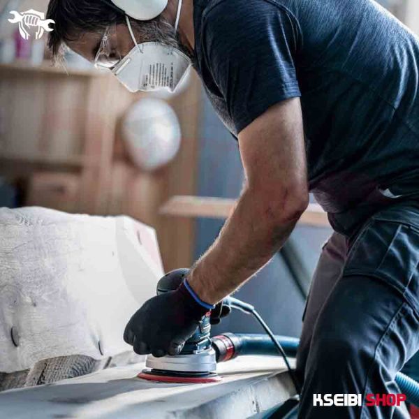 ⁦طقم فرخ صنفرة 5 بوصة 5 قطع BOSCH خشانة 150⁩ - الصورة ⁦3⁩