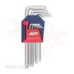 طقم مفاتيح آلن كي نجمة طويل 9 قطع APT موديل AH551511-9