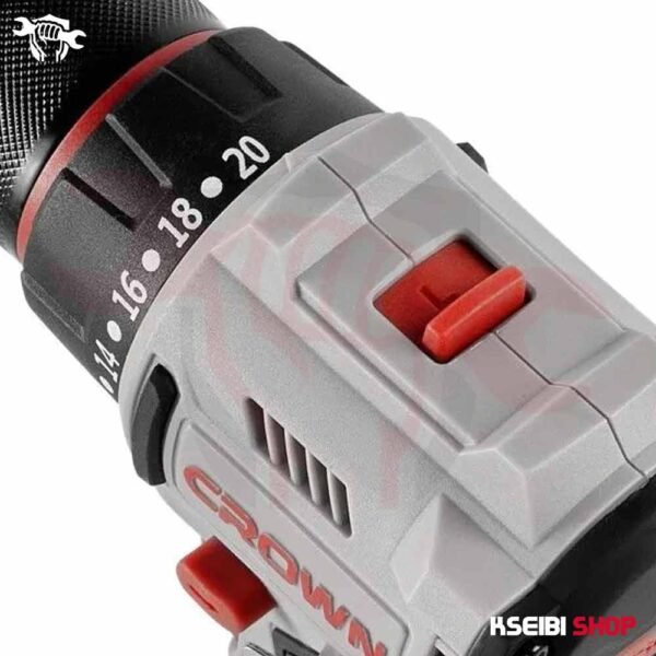 ⁦شنيور بطارية 12 فولت 2 أمبير بدون شربون CROWN موديل CT21129HX-2⁩ - الصورة ⁦6⁩
