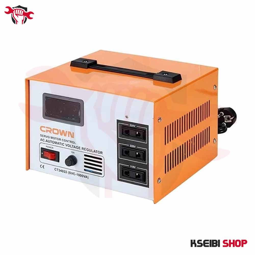 مثبت تيار ديجيتال 1000 وات سلك نحاس 140-260 فولت CROWN موديل CT34033 - الصورة 2