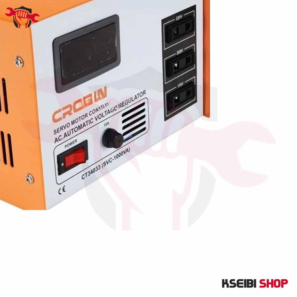 مثبت تيار ديجيتال 1000 وات سلك نحاس 140-260 فولت CROWN موديل CT34033 - الصورة 3