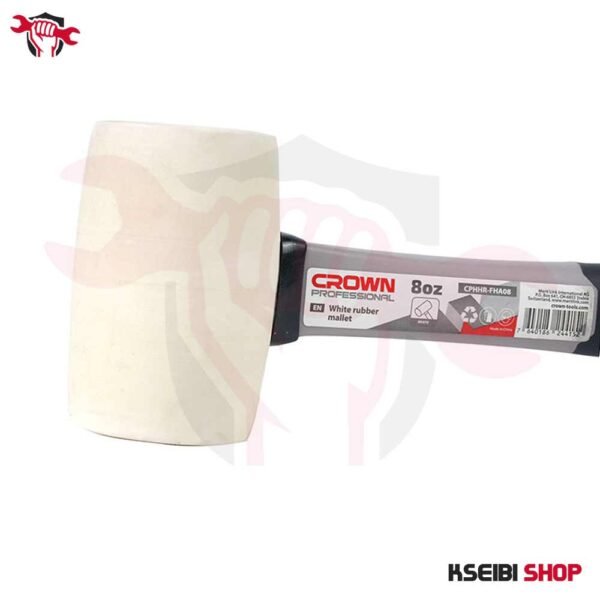 ⁦دقماق كاوتش 225 جرام أبيض يد فايبر CROWN موديل CPHHR-FHA08⁩ - الصورة ⁦2⁩