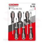 طقم مفكات نجمة 6 قطع CROWN موديل CPHDS-ATX6