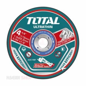 حجر قطعية إستانلس 4.5 بوصة * 1.0 مم 25 قطعة TOTAL موديل TAC11011525