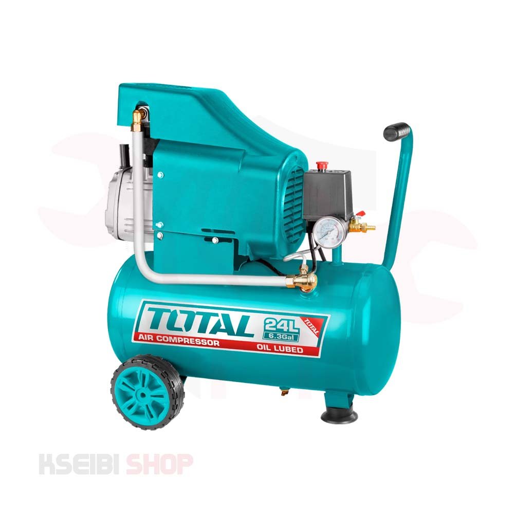كمبروسر هواء 24 لتر كوبلنج 2 حصان ألومنيوم TOTAL موديل TC202416