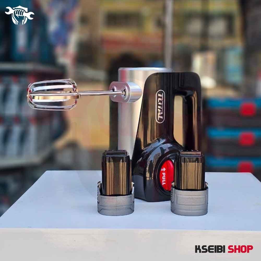 كومبو شنيور بطارية + هاند بلندر + ميكسر بطارية 16 فولت 2 بطارية وشاحن TOTAL موديل TCKLI1638 - الصورة 7