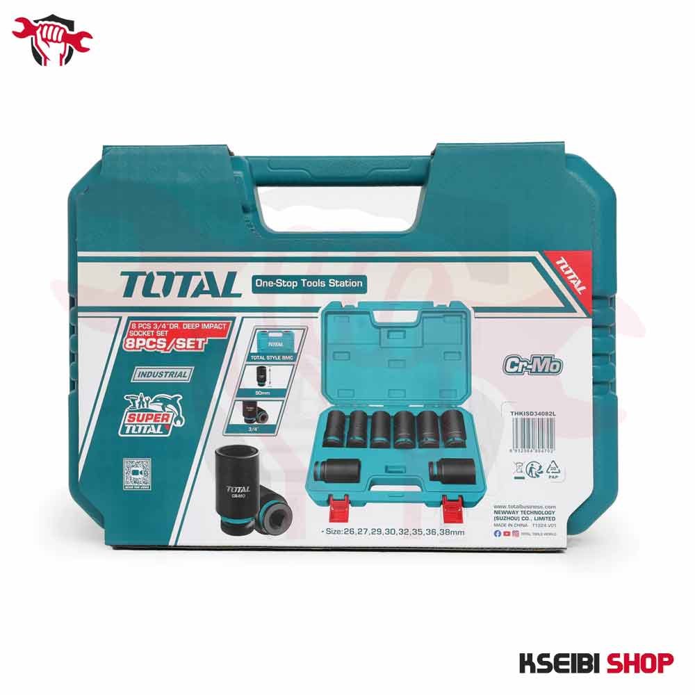 طقم لقم رباط تصادمية طويلة 3/4 بوصة 8 قطع بالملي TOTAL موديل THKISD34082L - الصورة 8