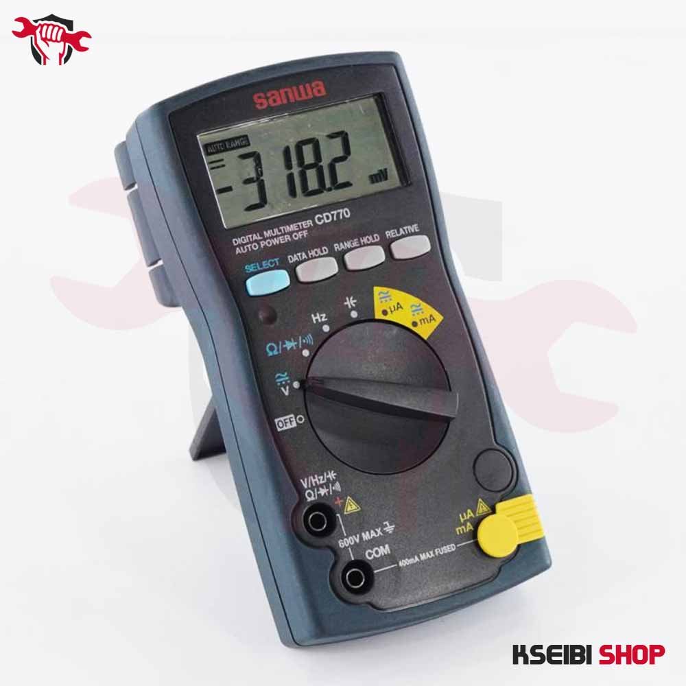 جهاز أفوميتر ديجيتال 600 فولت ياباني SANWA موديل CD770 - الصورة 2