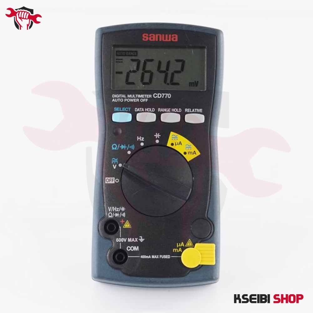 جهاز أفوميتر ديجيتال 600 فولت ياباني SANWA موديل CD770 - الصورة 3
