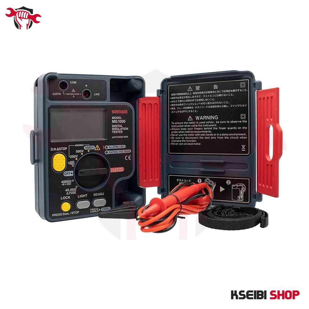 جهاز قياس مقاومة العزل الكهربائى “ميجر” ياباني SANWA موديل MG500 - الصورة 2