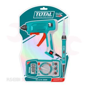 كومبو مسدس شمع + كاوية لحام + أفوميتر ديجيتال TOTAL موديل TTCK250716