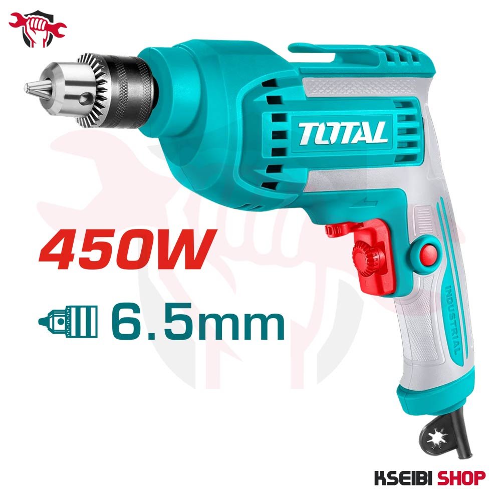 شنيور 6 مم 450 وات TOTAL موديل TD45658 - الصورة 2