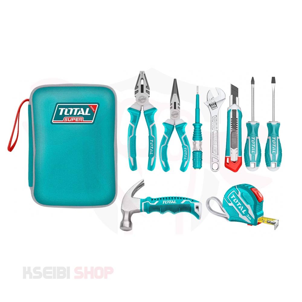 طقم عدة يدوية 9 قطع TOTAL موديل THKTHP90097