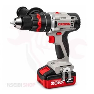 شنيور بطارية 20 فولت 4 أمبير بدون شربون CROWN موديل CT21153XMS-4
