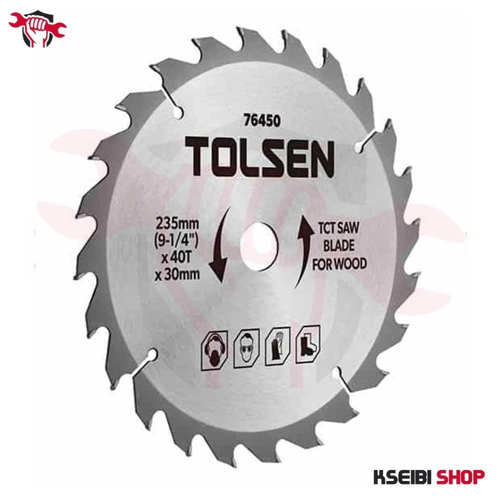 صينية خشب 4.5 بوصة 24 سن TOLSEN موديل 76419 - الصورة 2